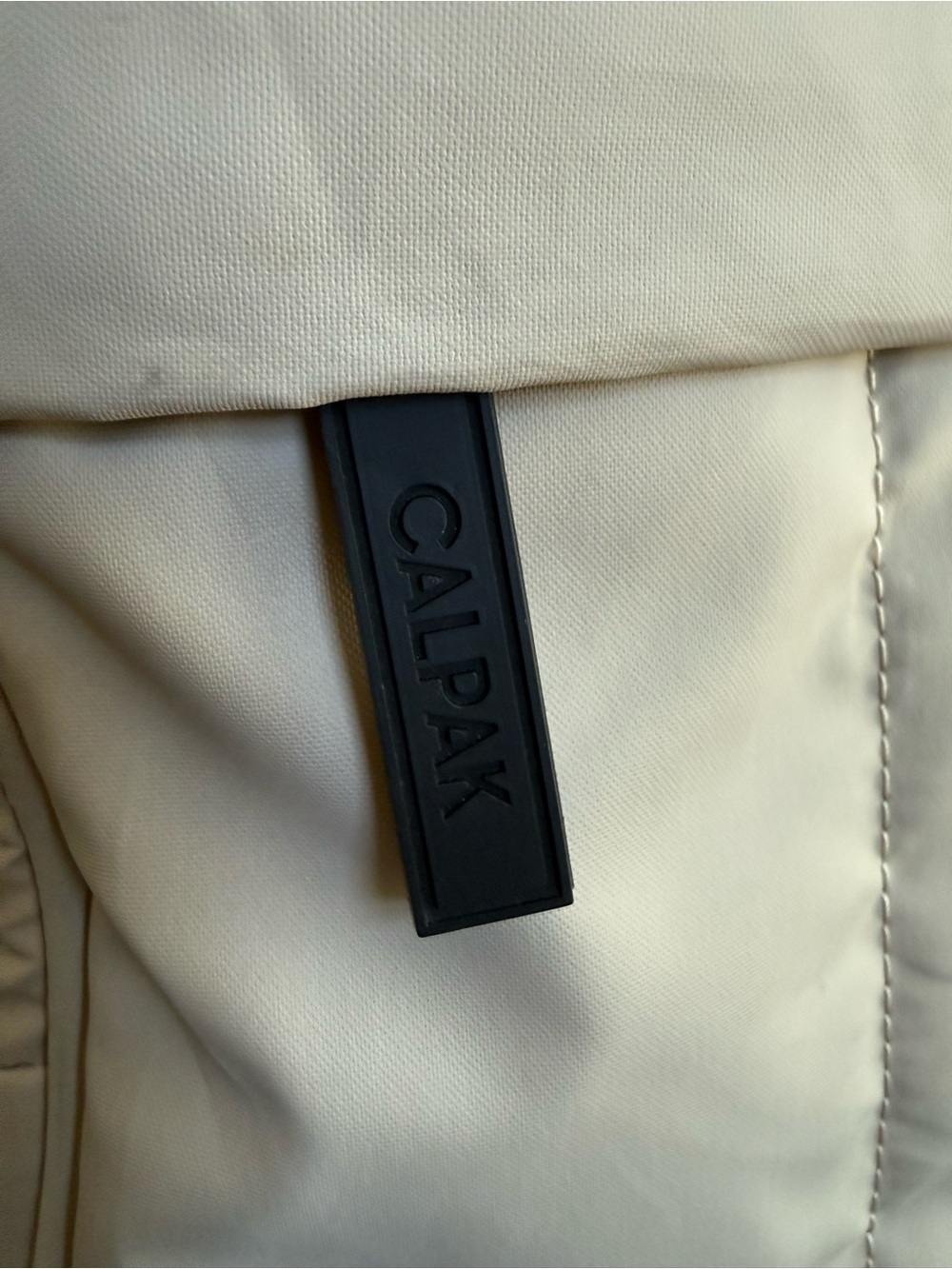 Calpak Cream Backpack - Picture 3 of 6